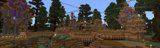 Panorama of the Minecraft Bedrock Marketplace product Jungle Retreat created by Nitric Concepts.