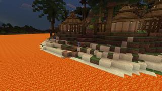 Screenshot of the Minecraft Bedrock Marketplace product Lava Island Survival created by Nitric Concepts.