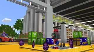 Screenshot of the Minecraft Bedrock Marketplace product Lucky Block Craftable created by Nitric Concepts.