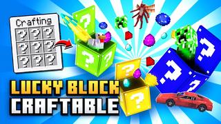 Thumbnail of the Minecraft Bedrock Marketplace product Lucky Block Craftable created by Nitric Concepts.