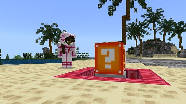 Screenshot of the Minecraft Bedrock Marketplace product Lucky Blocks Bed Wars created by Nitric Concepts.