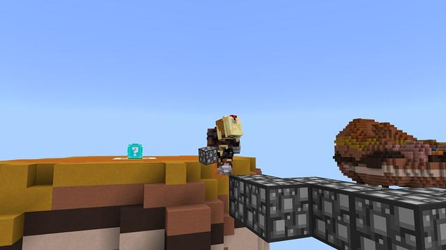 Screenshot of the Minecraft Bedrock Marketplace product Lucky Blocks Bed Wars created by Nitric Concepts.