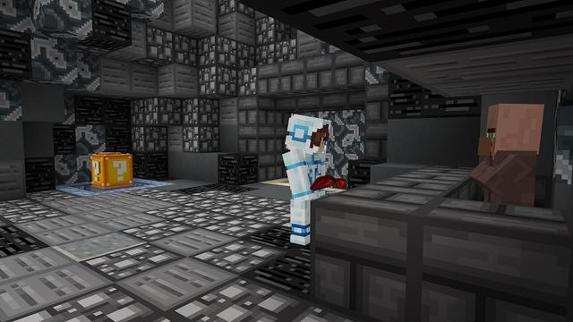 Screenshot of the Minecraft Bedrock Marketplace product Lucky Blocks Bed Wars created by Nitric Concepts.
