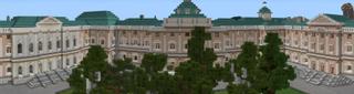 Panorama of the Minecraft Bedrock Marketplace product Luxurious Palace Life created by Nitric Concepts.