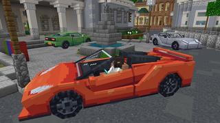 Screenshot of the Minecraft Bedrock Marketplace product Luxury Cars created by Nitric Concepts.