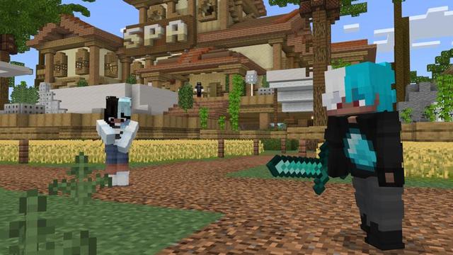 Screenshot of the Minecraft Bedrock Marketplace product Luxury Island created by Nitric Concepts.