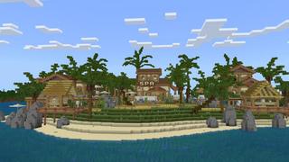 Screenshot of the Minecraft Bedrock Marketplace product Luxury Island created by Nitric Concepts.