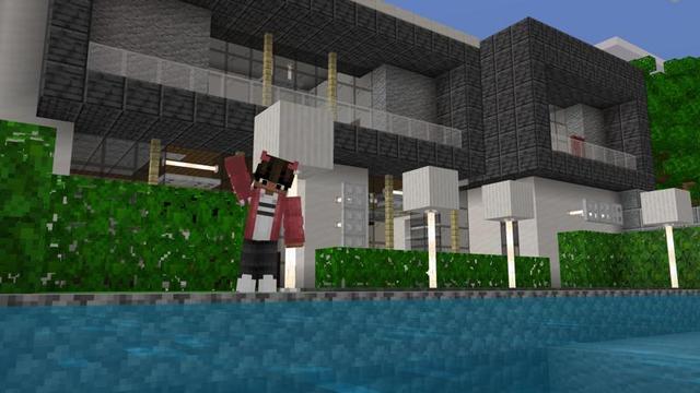 Screenshot of the Minecraft Bedrock Marketplace product Luxury Modern Mansion created by Nitric Concepts.