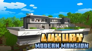 Thumbnail of the Minecraft Bedrock Marketplace product Mansão moderna de luxo created by Nitric Concepts.