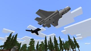 Screenshot of the Minecraft Bedrock Marketplace product Luxury Planes created by Nitric Concepts.