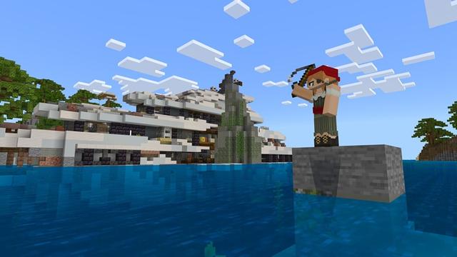 Screenshot of the Minecraft Bedrock Marketplace product Luxury Shipwreck created by Nitric Concepts.