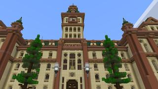 Screenshot of the Minecraft Bedrock Marketplace product Luxury University created by Nitric Concepts.
