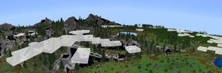 Panorama of the Minecraft Bedrock Marketplace product Medieval Expansion created by Nitric Concepts.
