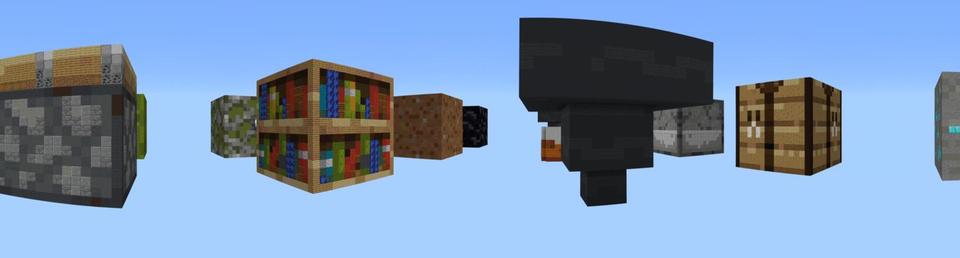 Panorama of the Minecraft Bedrock Marketplace product Mega Blocks+ created by Nitric Concepts.