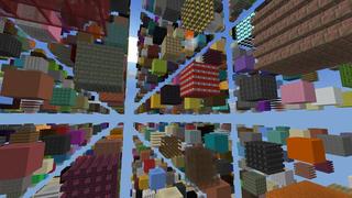 Screenshot of the Minecraft Bedrock Marketplace product Mega Skygrid created by Nitric Concepts.