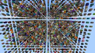 Screenshot of the Minecraft Bedrock Marketplace product Mega Skygrid created by Nitric Concepts.