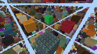 Screenshot of the Minecraft Bedrock Marketplace product Mega Skygrid created by Nitric Concepts.