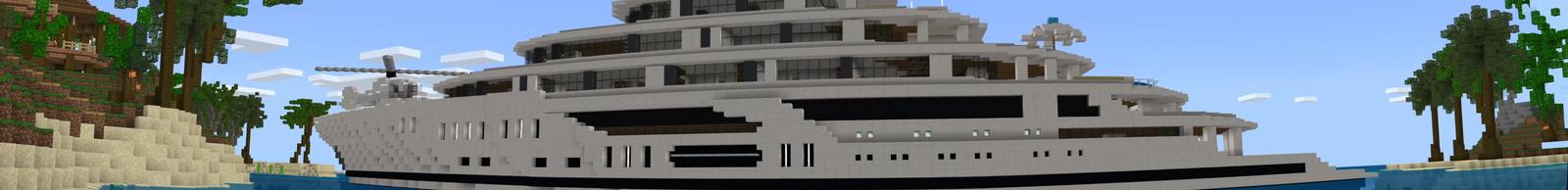 Panorama of the Minecraft Bedrock Marketplace product Millionaire Aloha Vacation created by Nitric Concepts.