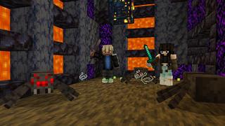 Screenshot of the Minecraft Bedrock Marketplace product Millionaire Bunker created by Nitric Concepts.