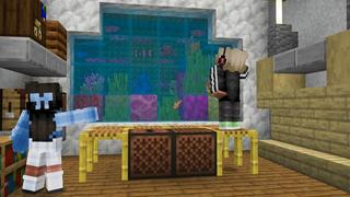Screenshot of the Minecraft Bedrock Marketplace product Millionaire Bunker created by Nitric Concepts.