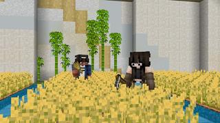 Screenshot of the Minecraft Bedrock Marketplace product Millionaire Bunker created by Nitric Concepts.