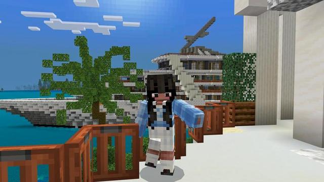 Screenshot of the Minecraft Bedrock Marketplace product Millionaire Luxury Yacht created by Nitric Concepts.