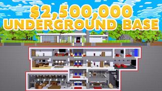 Thumbnail of the Minecraft Bedrock Marketplace product Millionaire Underground Base created by Nitric Concepts.