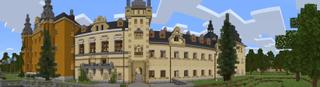 Panorama of the Minecraft Bedrock Marketplace product Millionaires Luxury Castle created by Nitric Concepts.