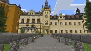 Screenshot of the Minecraft Bedrock Marketplace product Millionaires Luxury Castle created by Nitric Concepts.