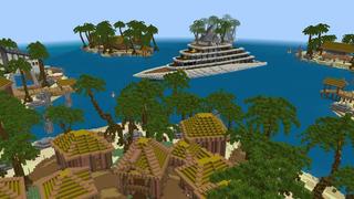 Screenshot of the Minecraft Bedrock Marketplace product Millionaires Yacht created by Nitric Concepts.