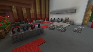 Screenshot of the Minecraft Bedrock Marketplace product MineMart: Furniture & Tech created by Nitric Concepts.