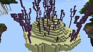 Screenshot of the Minecraft Bedrock Marketplace product Mob Islands created by Nitric Concepts.