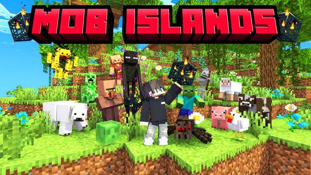 Thumbnail of the Minecraft Bedrock Marketplace product Mob Islands created by Nitric Concepts.