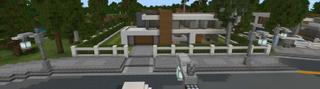 Panorama of the Minecraft Bedrock Marketplace product Modern Living created by Nitric Concepts.