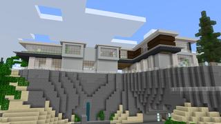 Screenshot of the Minecraft Bedrock Marketplace product Modern Mansion created by Nitric Concepts.