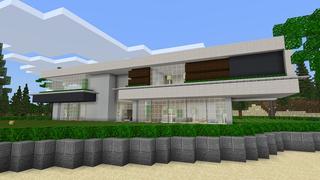 Screenshot of the Minecraft Bedrock Marketplace product Modern Mansion created by Nitric Concepts.
