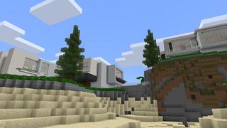 Screenshot of the Minecraft Bedrock Marketplace product Modern Mansion created by Nitric Concepts.
