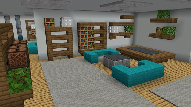 Screenshot of the Minecraft Bedrock Marketplace product Modern Mansions created by Nitric Concepts.