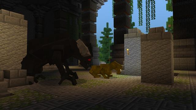 Screenshot of the Minecraft Bedrock Marketplace product Monsters created by Nitric Concepts.