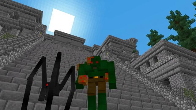 Screenshot of the Minecraft Bedrock Marketplace product Monsters created by Nitric Concepts.