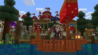 Screenshot of the Minecraft Bedrock Marketplace product Mushroom Castle created by Nitric Concepts.