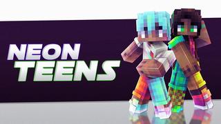 Thumbnail of the Minecraft Bedrock Marketplace product Neon Teens created by Nitric Concepts.