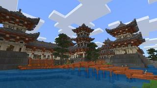 Screenshot of the Minecraft Bedrock Marketplace product Ninja Palace created by Nitric Concepts.