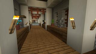Screenshot of the Minecraft Bedrock Marketplace product Ninja Palace created by Nitric Concepts.