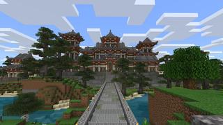 Screenshot of the Minecraft Bedrock Marketplace product Ninja Palace created by Nitric Concepts.