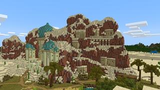 Screenshot of the Minecraft Bedrock Marketplace product Oasis City created by Nitric Concepts.
