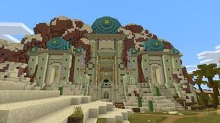 Screenshot of the Minecraft Bedrock Marketplace product Oasis City created by Nitric Concepts.
