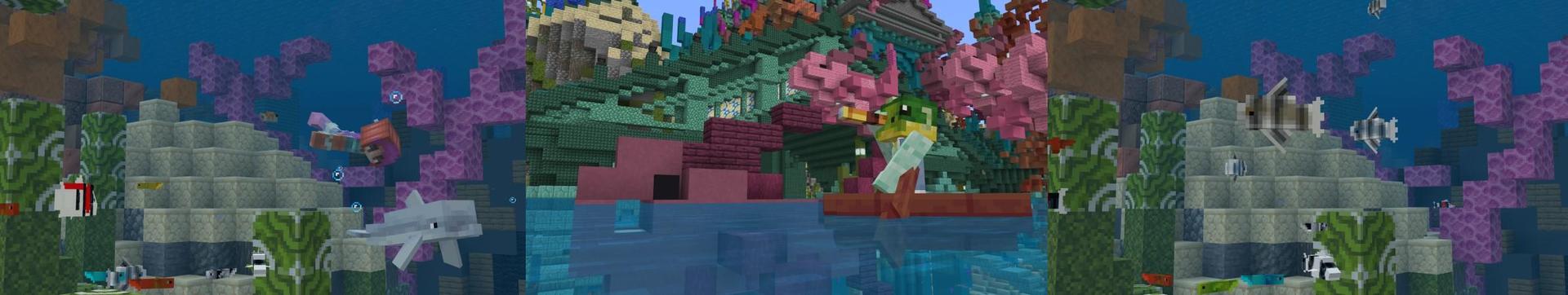 Panorama of the Minecraft Bedrock Marketplace product Ocean Exploration created by Nitric Concepts.