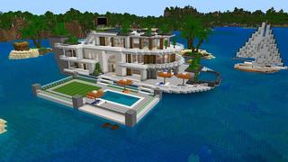 Screenshot of the Minecraft Bedrock Marketplace product Ocean Mansion created by Nitric Concepts.