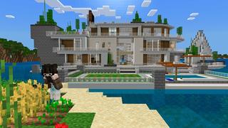 Screenshot of the Minecraft Bedrock Marketplace product Ocean Mansion created by Nitric Concepts.